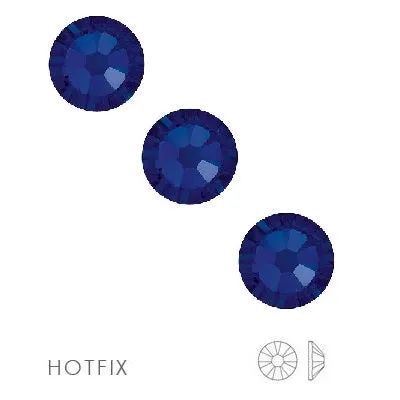 2038 hotfix flat back Dark Indigo ss8-2.4mm (80)