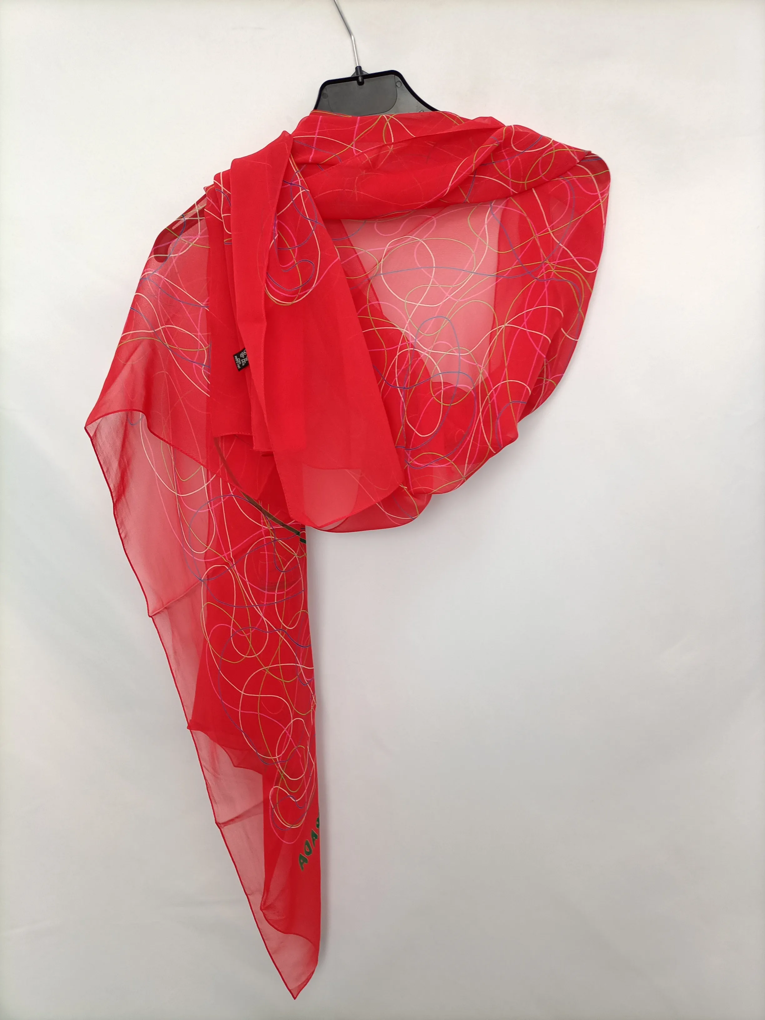 AGATHA RUIZ DE LA PRADA. Pañuelo seda rojo