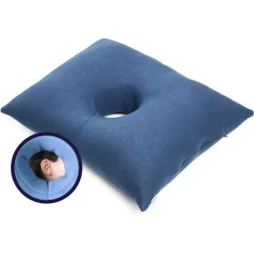 Almohada con Agujero para la Oreja, Almohada Condrodermatitis, Cojín para Liberar la Oreja Azul | KMINA