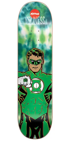 Almost Youness Amrani Green Lantern R7 Skateboard Deck - Tie Dye - 8.25