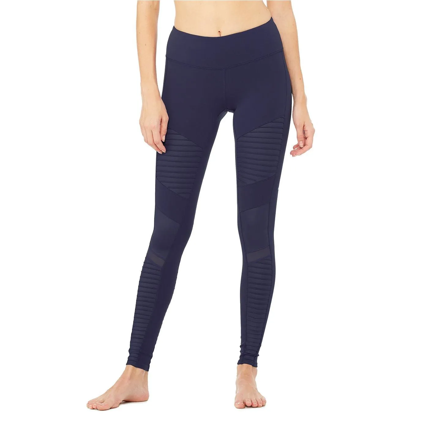 Alo Yoga W5434R Moto Legging Rich Navy/Rich Navy Glossy