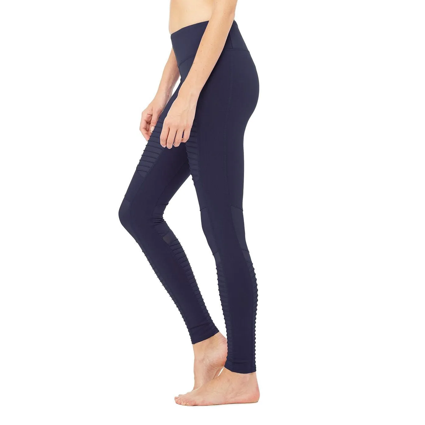 Alo Yoga W5434R Moto Legging Rich Navy/Rich Navy Glossy