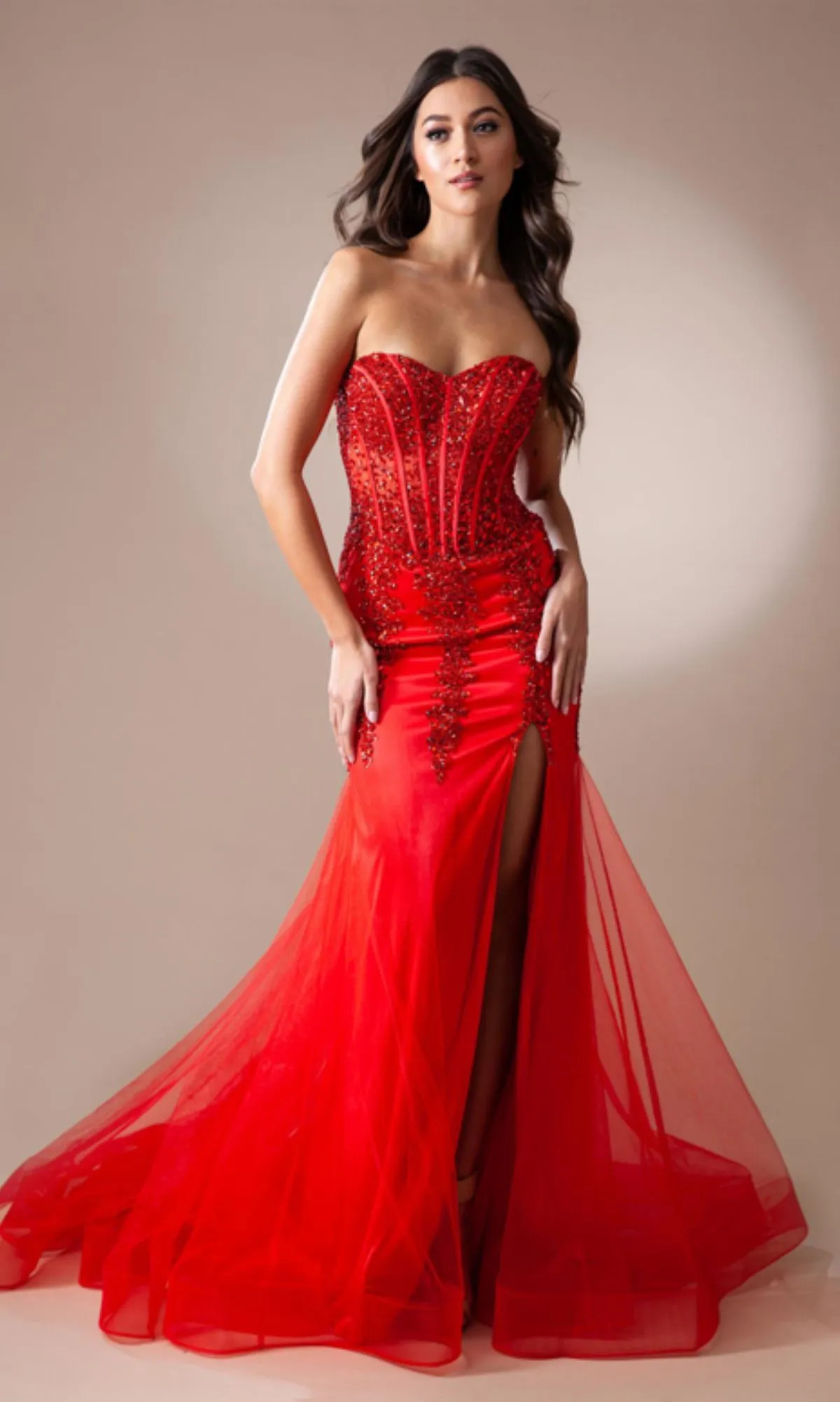 Amelia Couture Long Formal Dress 7051