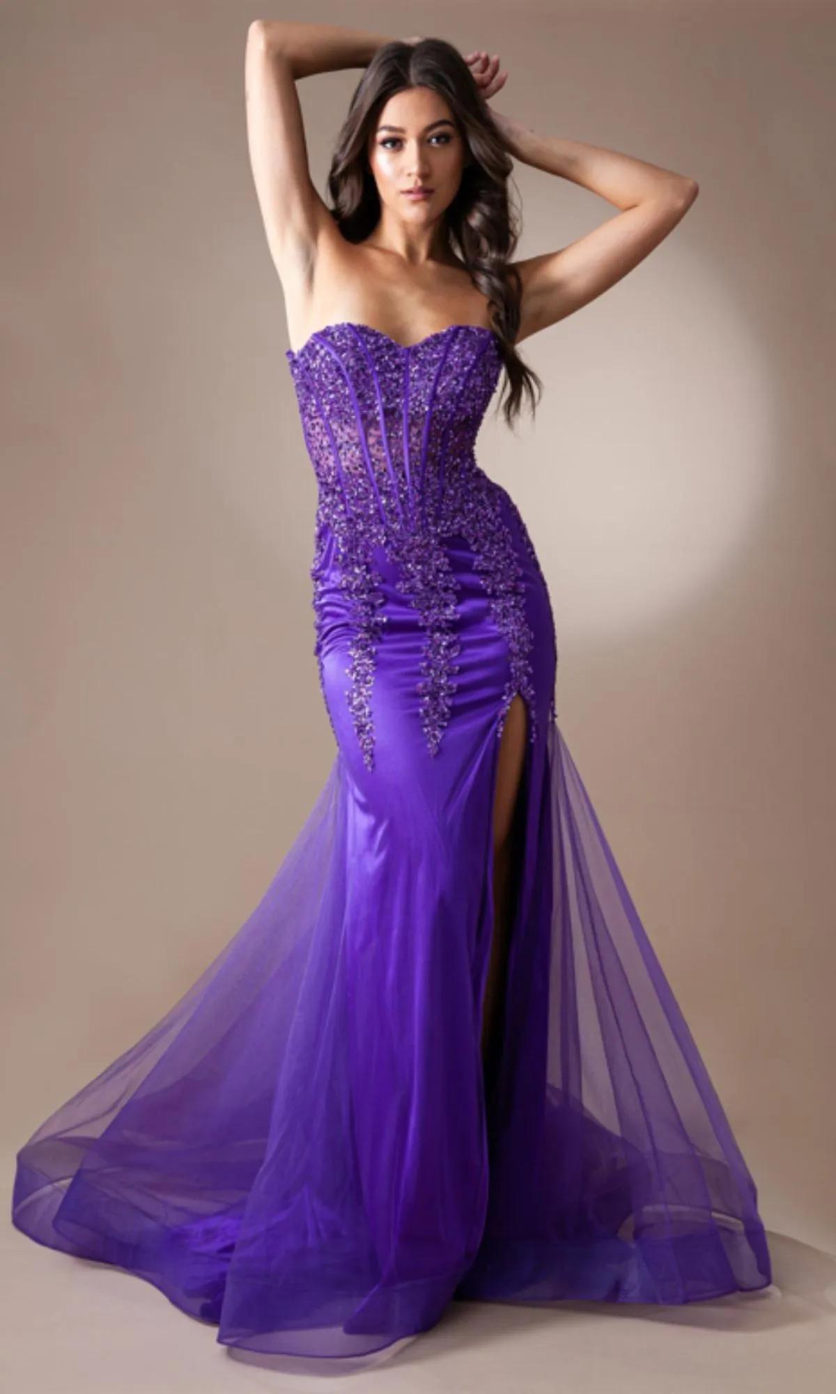 Amelia Couture Long Formal Dress 7051