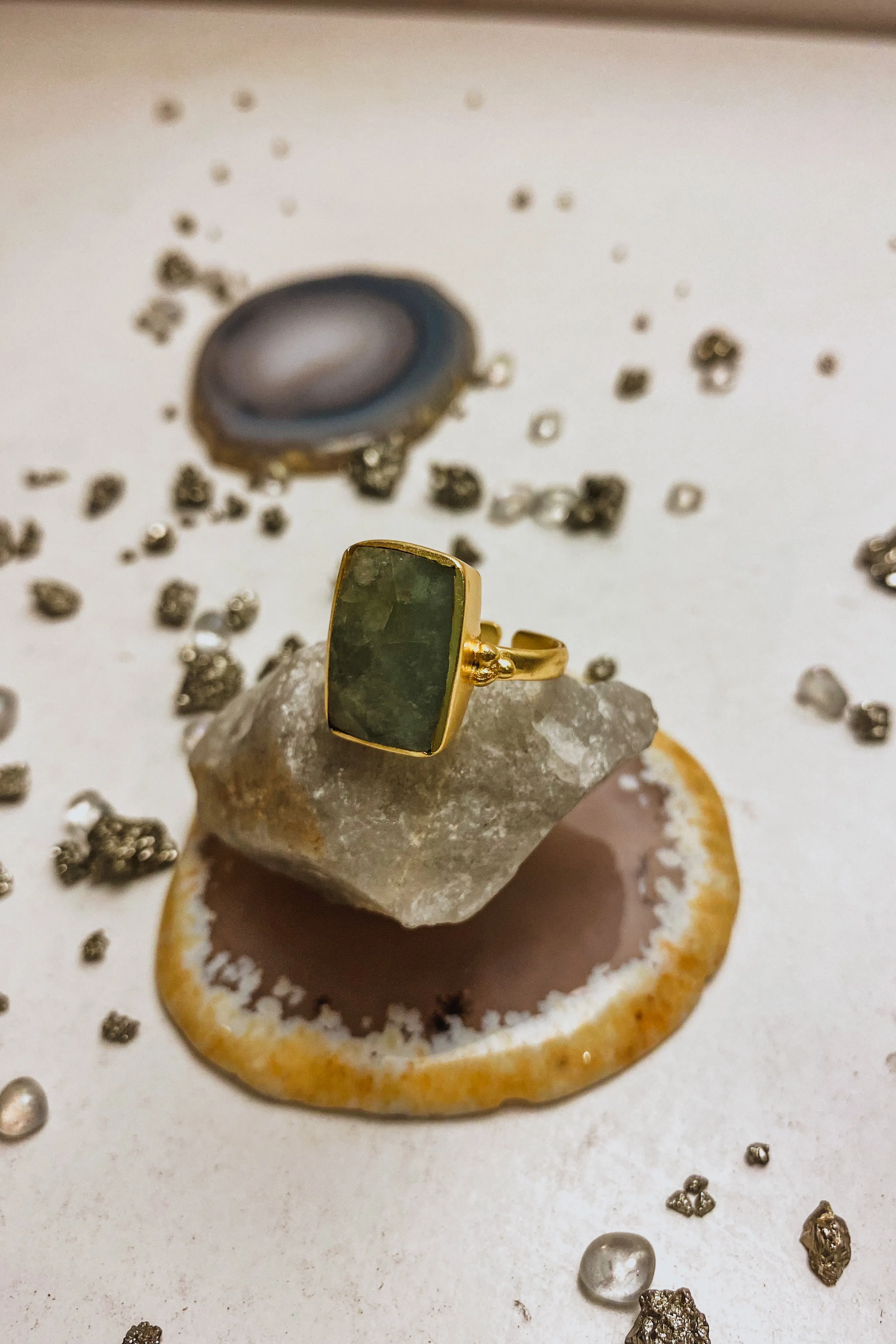 Anillo Aqua oro