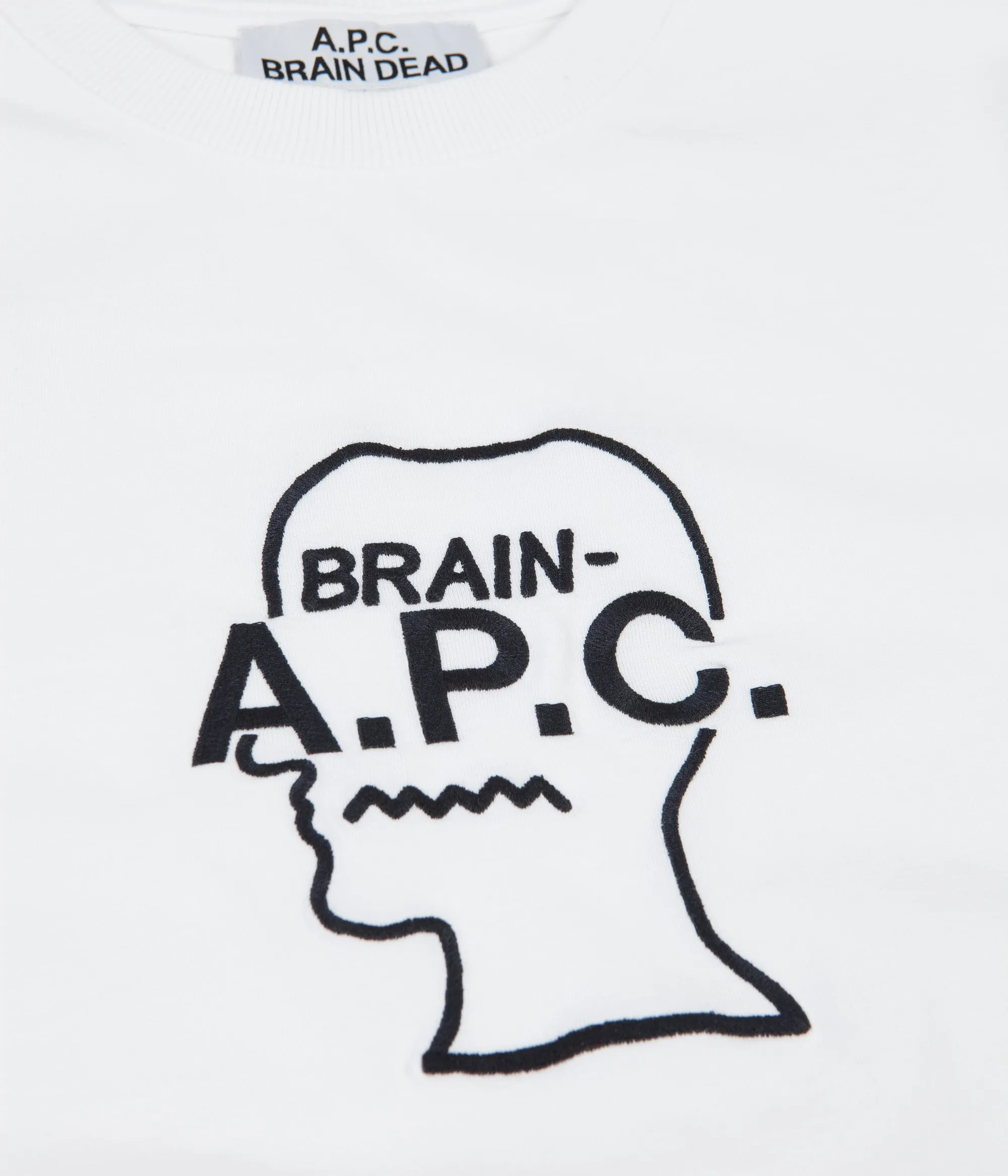 A.P.C. x Brain Dead Spooky T-Shirt - White