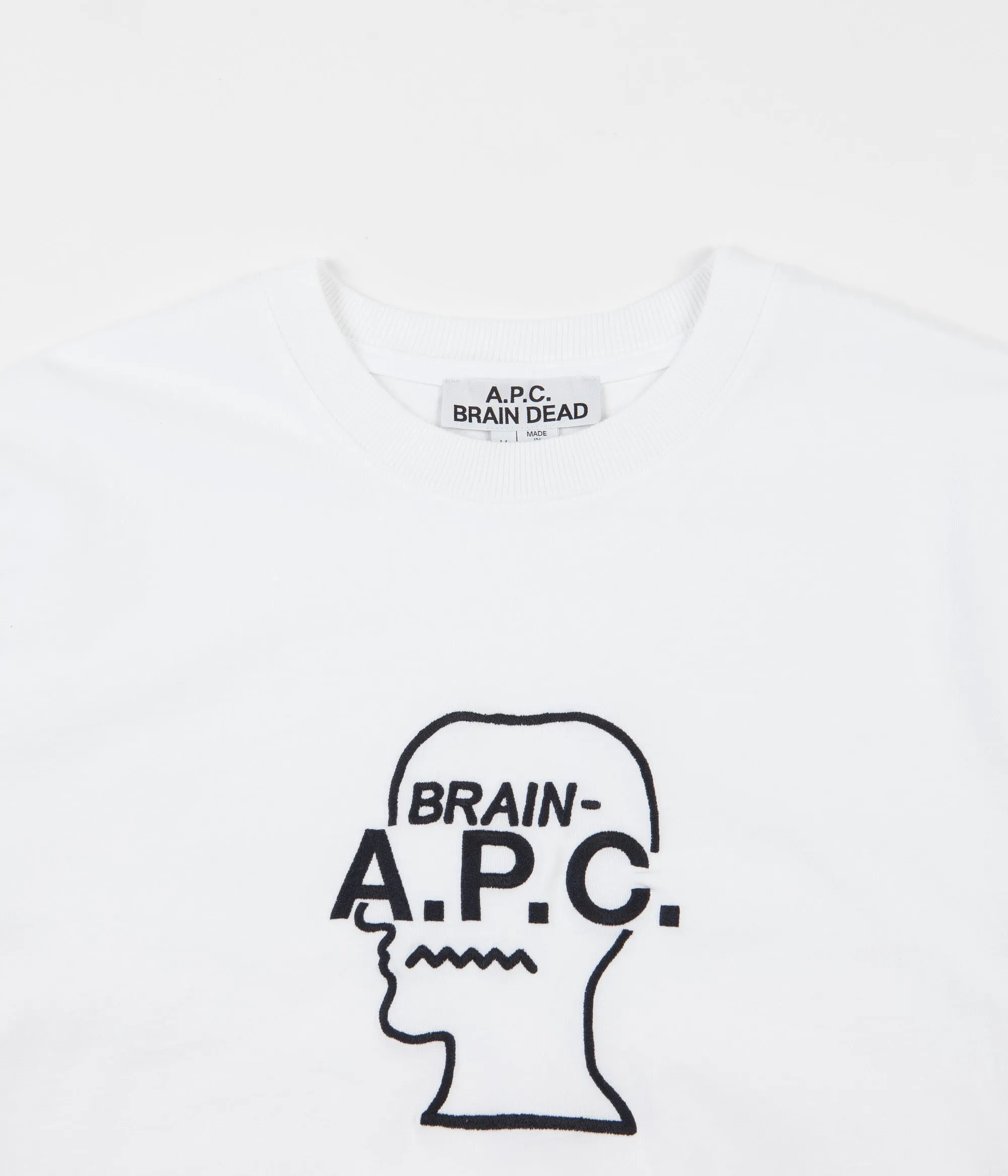 A.P.C. x Brain Dead Spooky T-Shirt - White