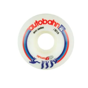 Autobahn Evolution - White - 52mm 101a - Skateboard Wheels (Set of 4)