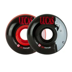 Autobahn Puig Kingpin LE Ultra - Red/Black - 53mm 100a - Skateboard Wheels (Set of 4)