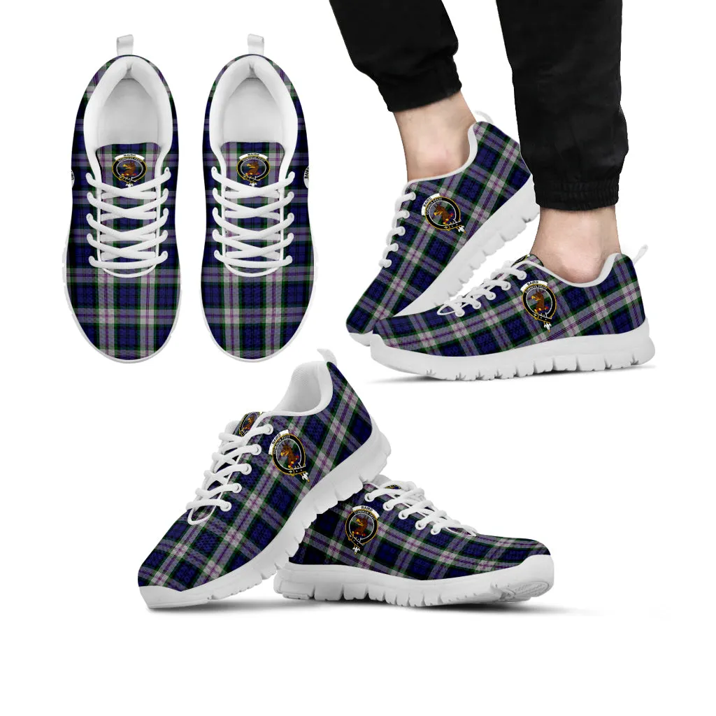 Baird Dress Tartan Sneakers with Family Crest