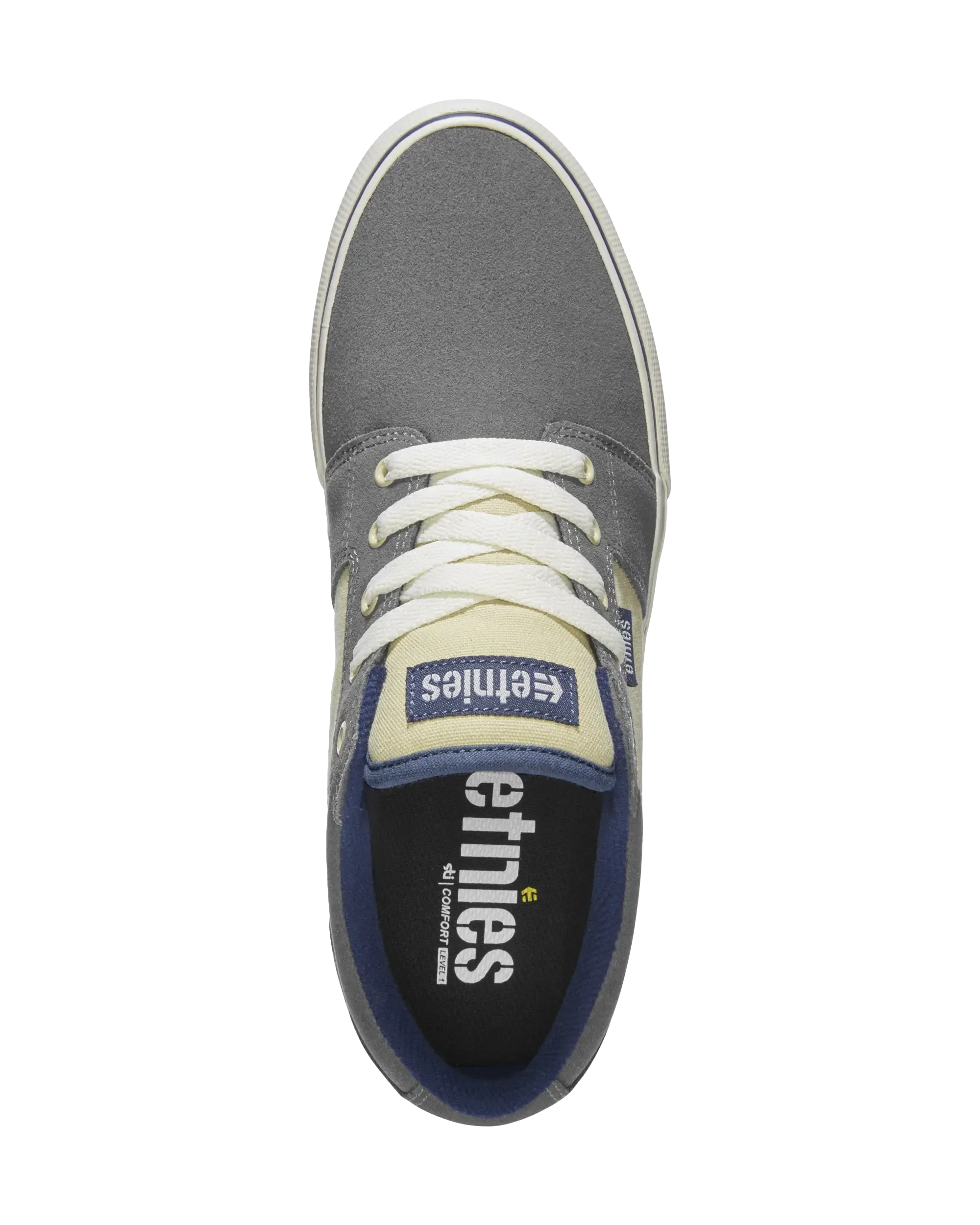 Barge LS Shoes in Grey & Navy