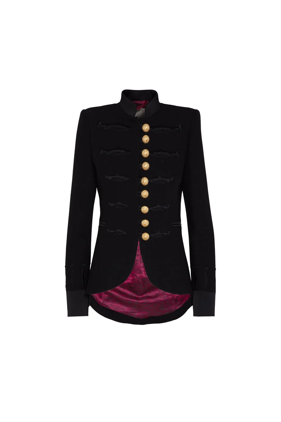 BLAZER BORDADO PECES NUVOLA BLACK