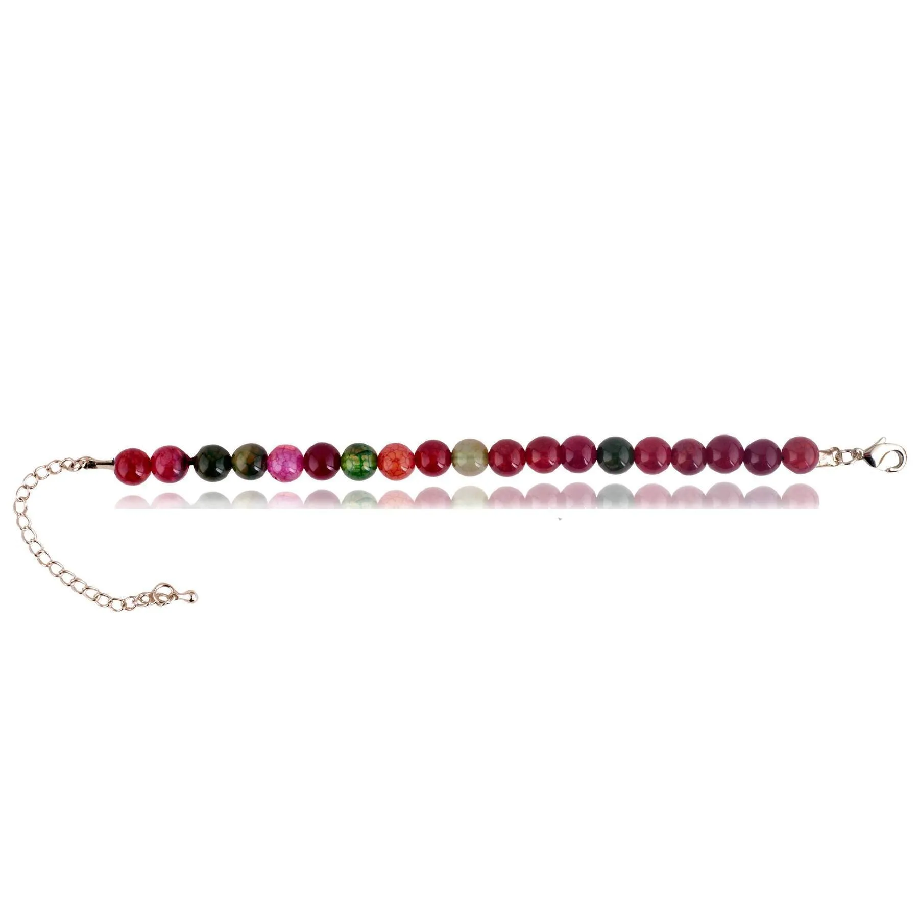 Bracelet For Women Mixed Color Agate Natural Stone