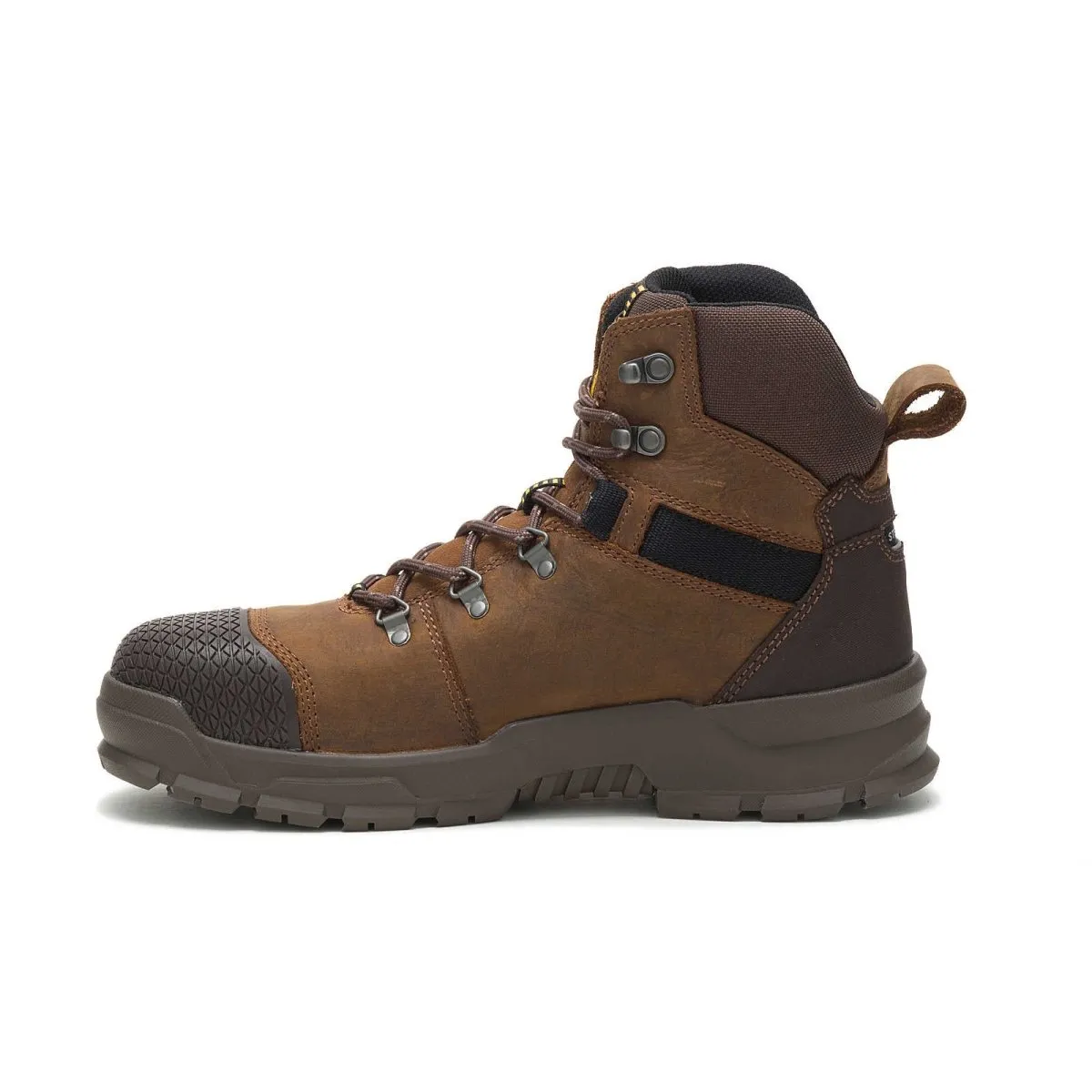 Caterpillar Accomplice X Waterproof Steel Toe Men's Work Boot (p91331) In Real Brown