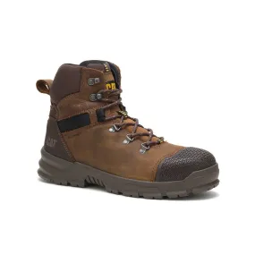 Caterpillar Accomplice X Waterproof Steel Toe Men's Work Boot (p91331) In Real Brown