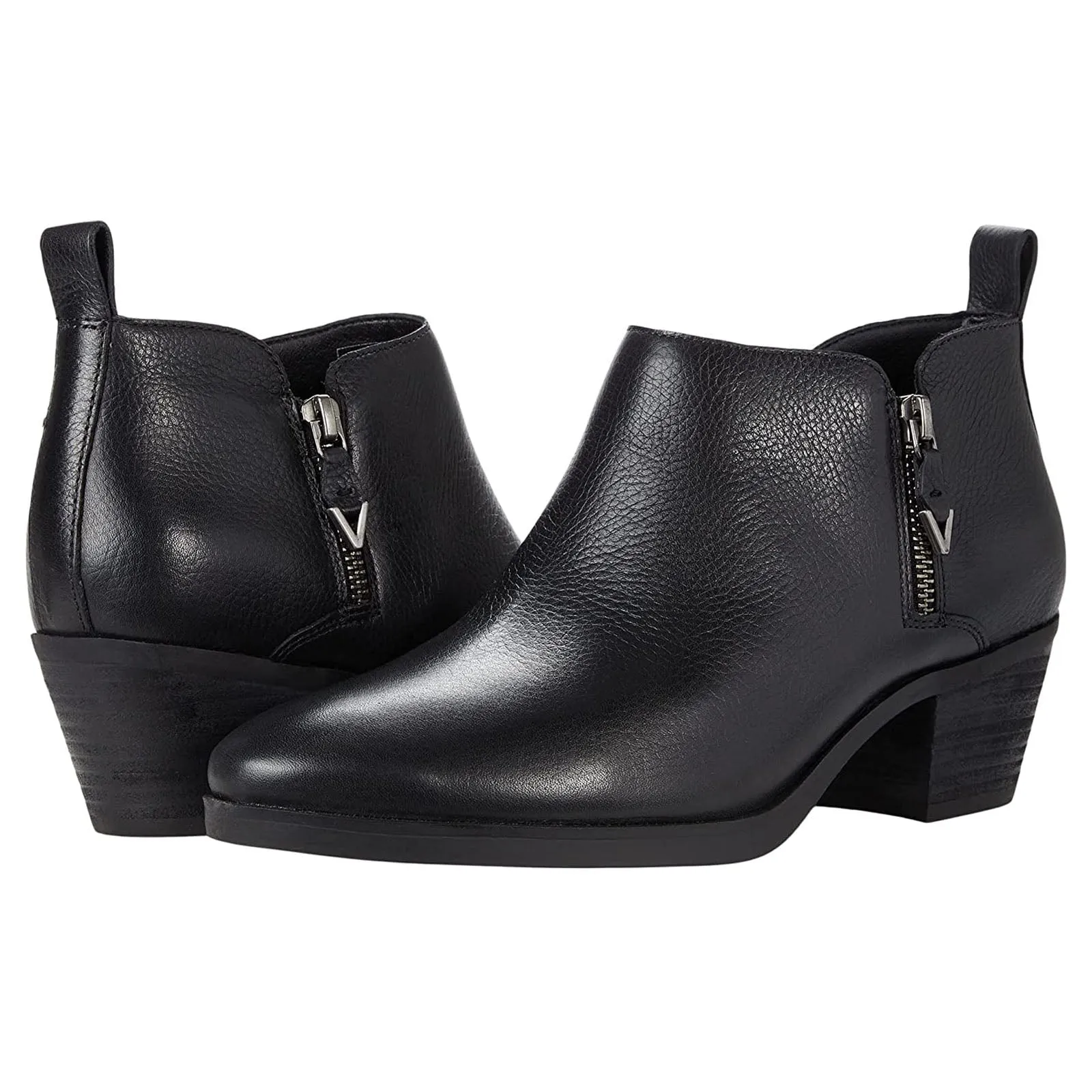 Cecily Leather Women's Heeled Ankle Boots