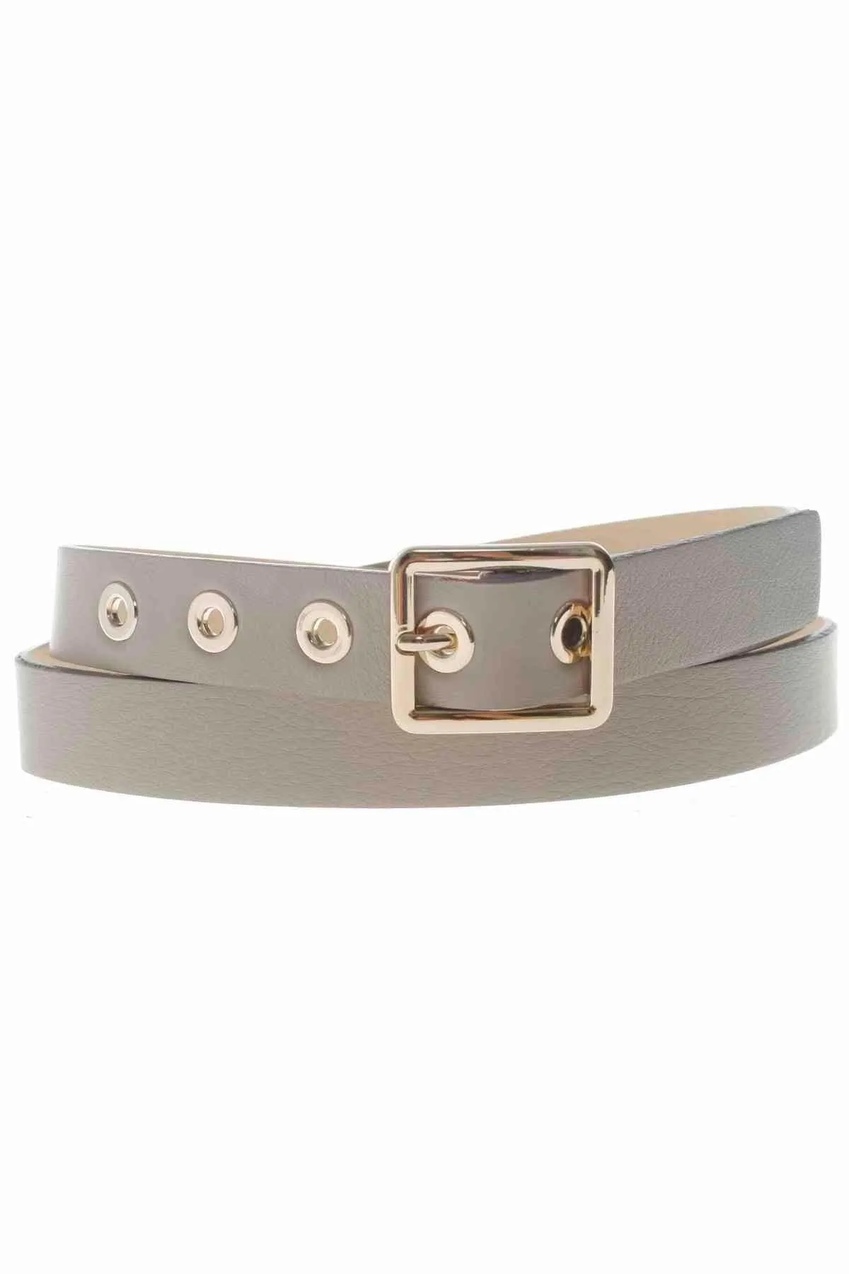 Ceinture oeillets en or