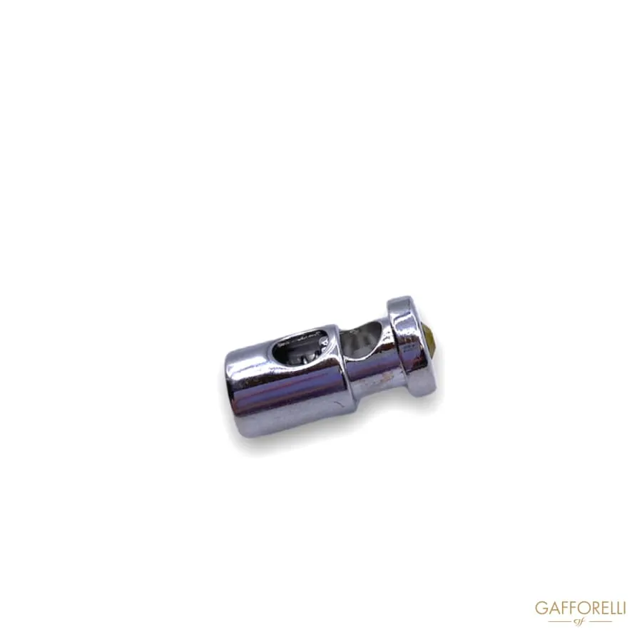 Cilinder Cord Stopper with Rhinestone 3583 - Gafforelli Srl