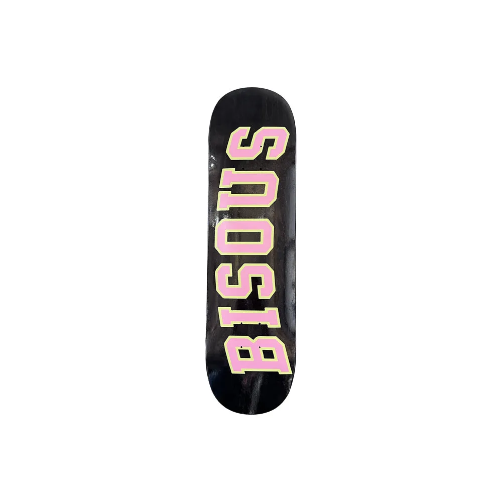 College Skateboard Deck (Black)