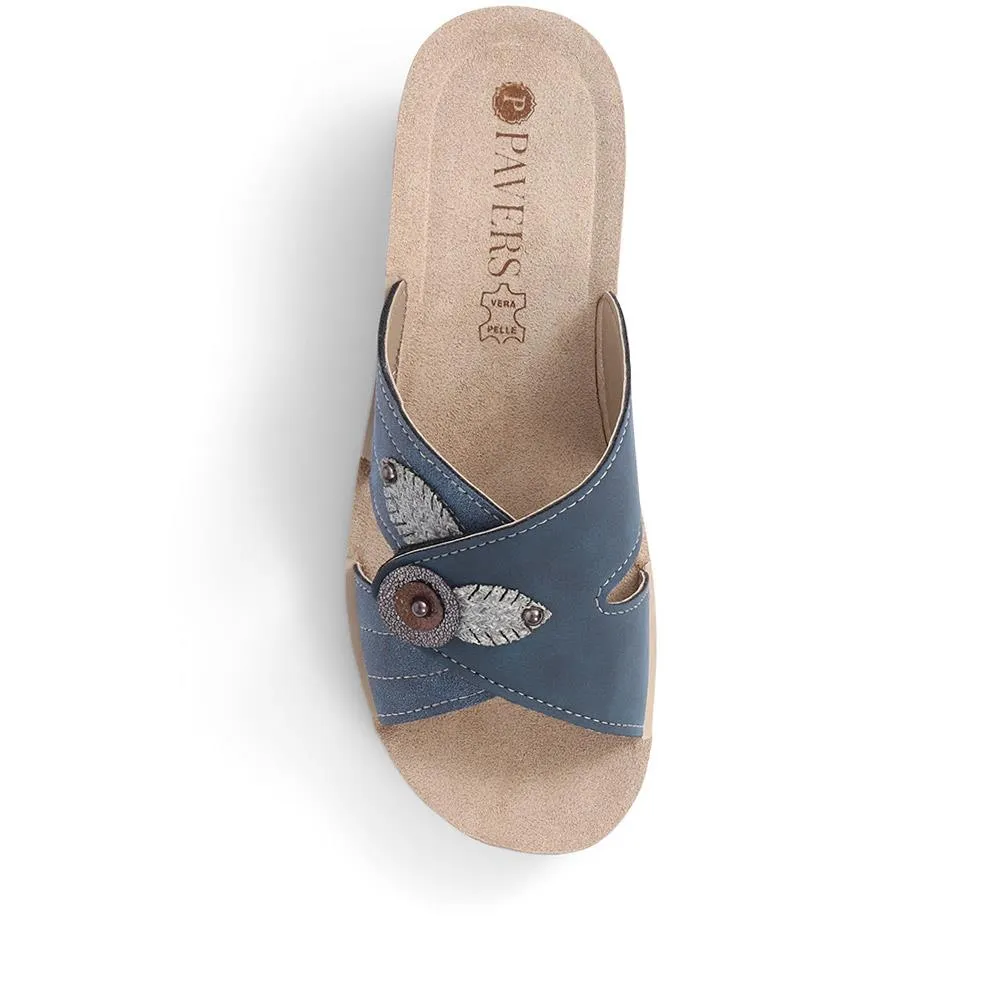 Comfortable Button Detail Sandals - INB37039 / 323 590