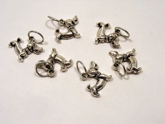 Dachshunds: Set of 6 Stitch Markers