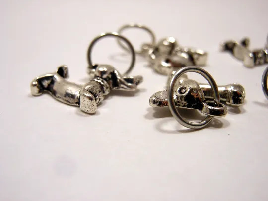 Dachshunds: Set of 6 Stitch Markers