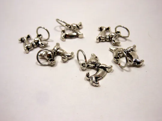 Dachshunds: Set of 6 Stitch Markers