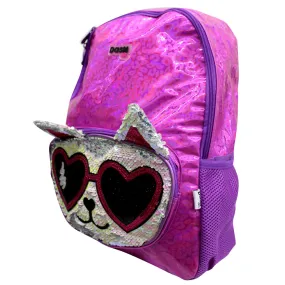 DK20BP19 Mochila Estampado Lentejuelas Gatito