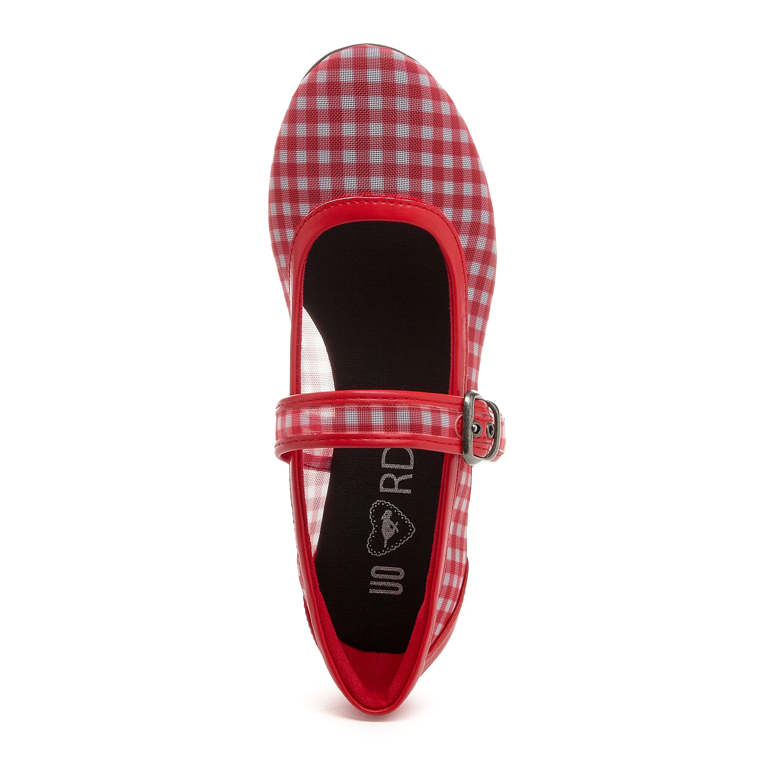 Emma Red Gingham Ballet Flat