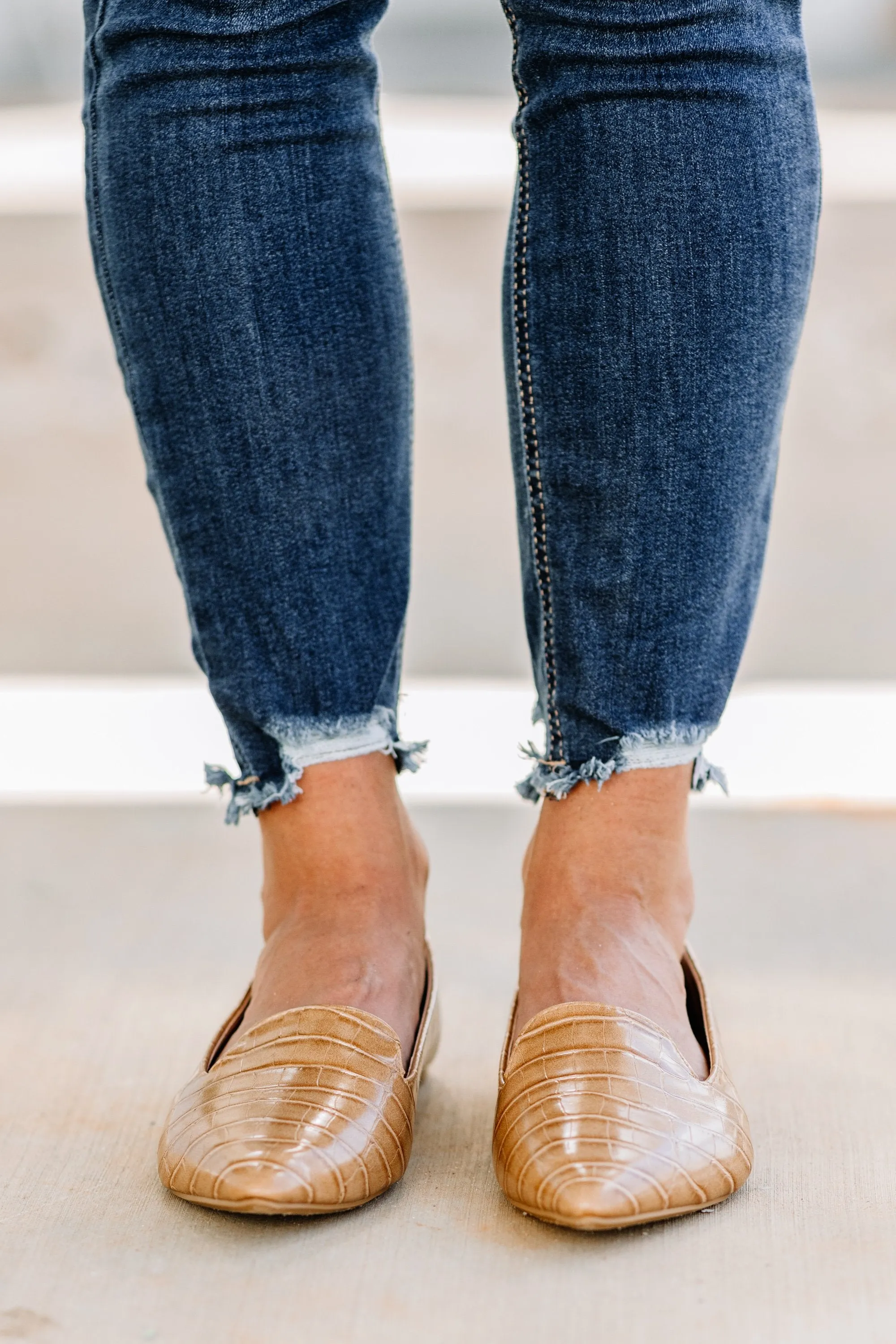 Eyes On the Prize Caramel Brown Flats