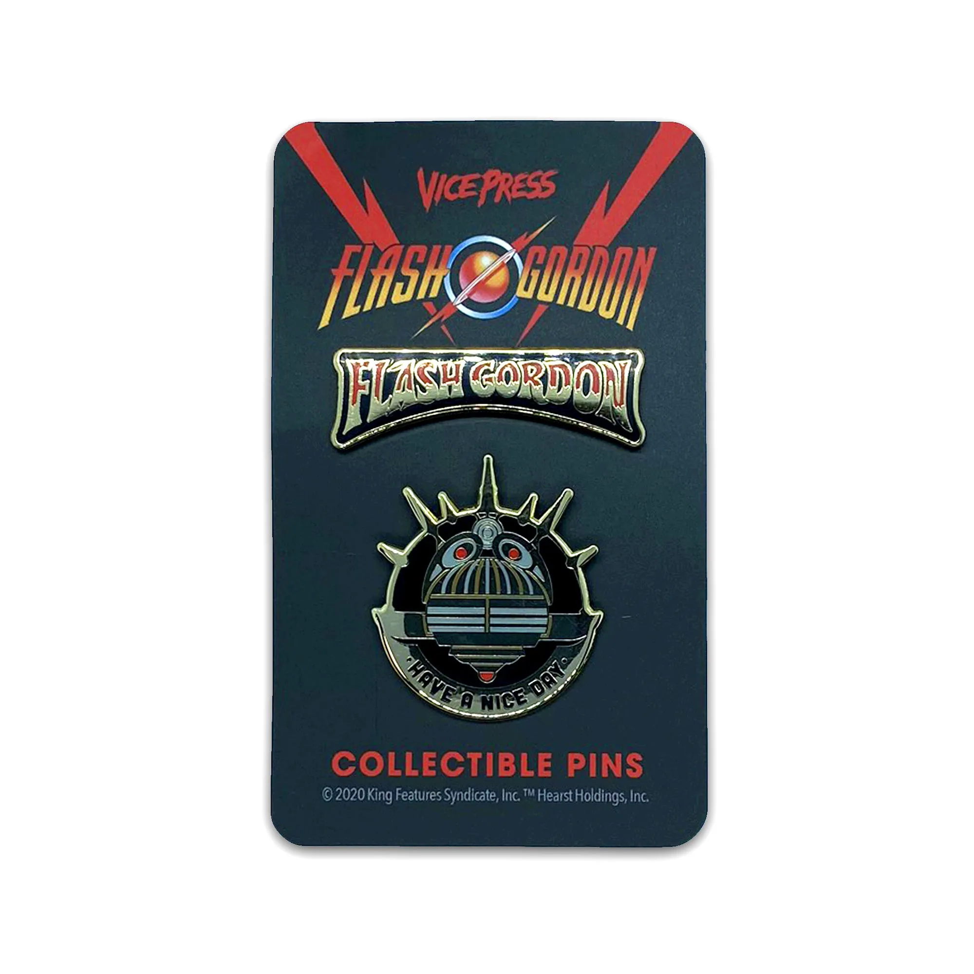 Flash Gordon "Have A Nice Day" Enamel Pin Set