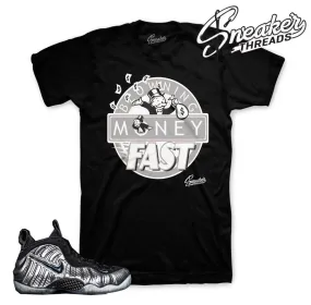 Foamposite Silver Surfer Blowing Money Fast Shirt