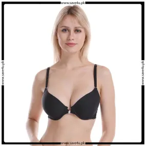 Front Open Double Padded Push Up Bra