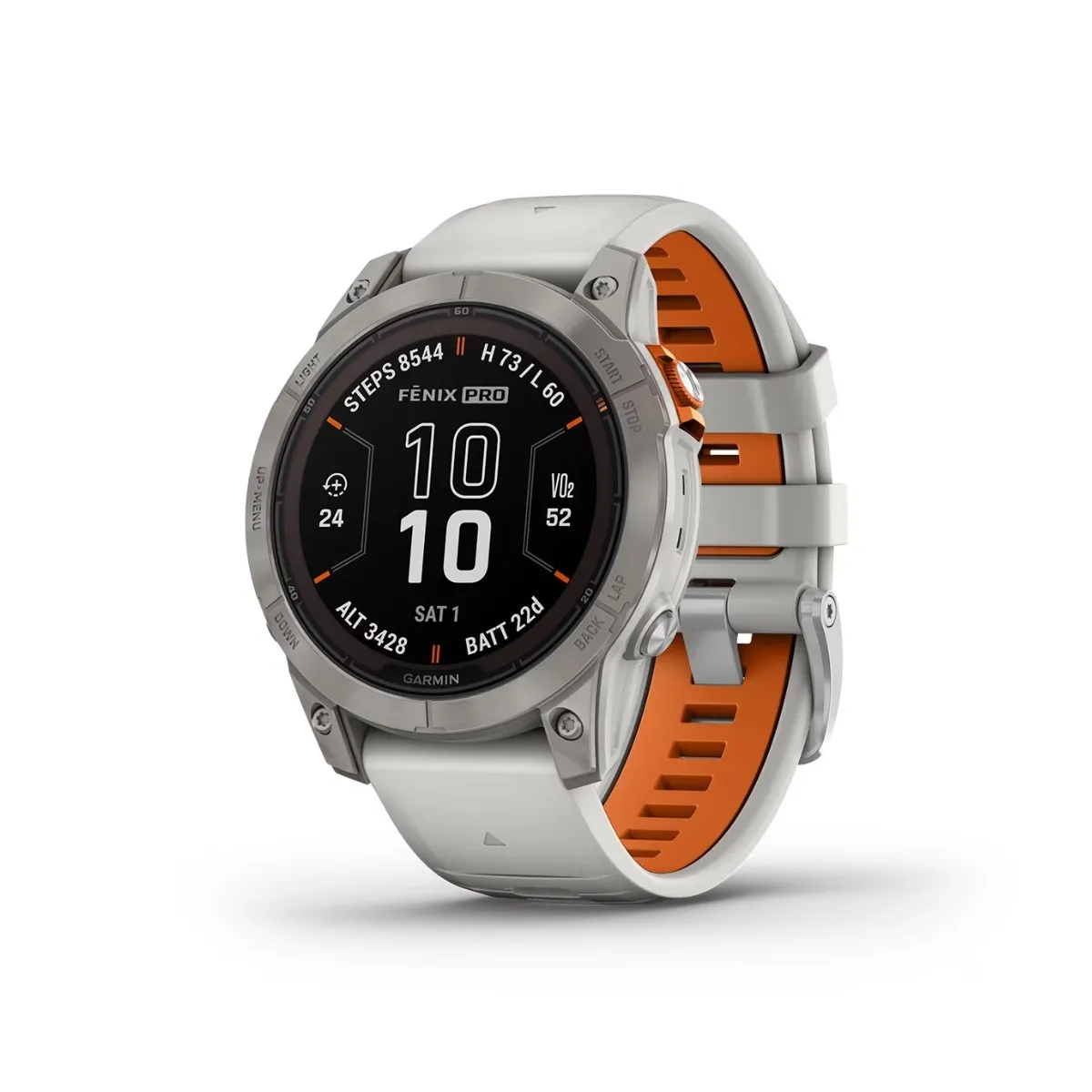 Garmin Fenix 7 Pro Sapphire Solar Edition Titanium Orange Gray