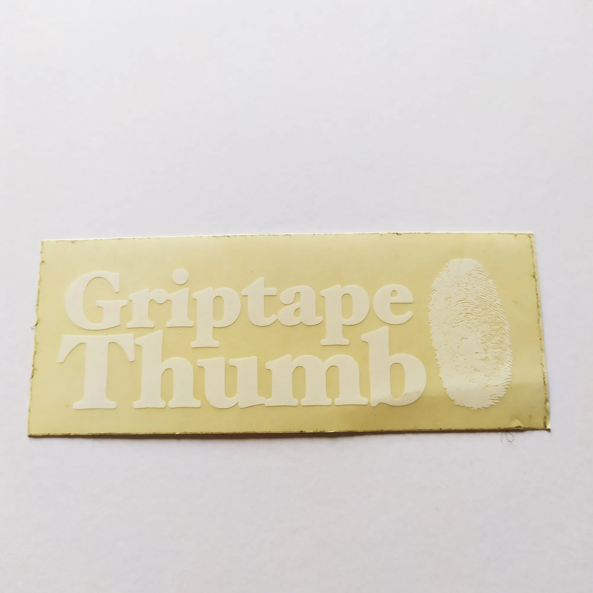 Griptape Thumb Skateboard Sticker