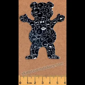 Grizzly Griptape Skateboard Sticker