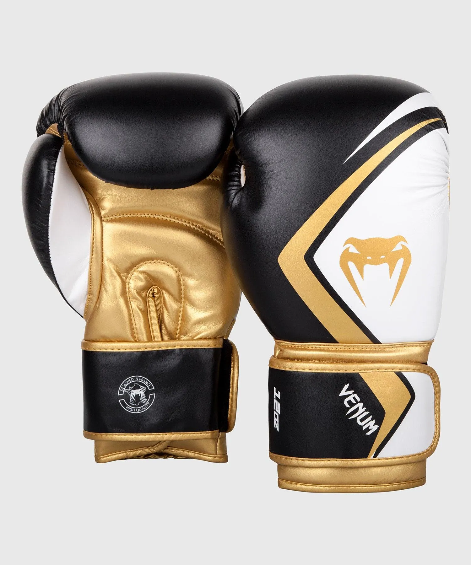 Guantes de Boxeo Venum Contender 2.0 - Negro/Blanco-Oro