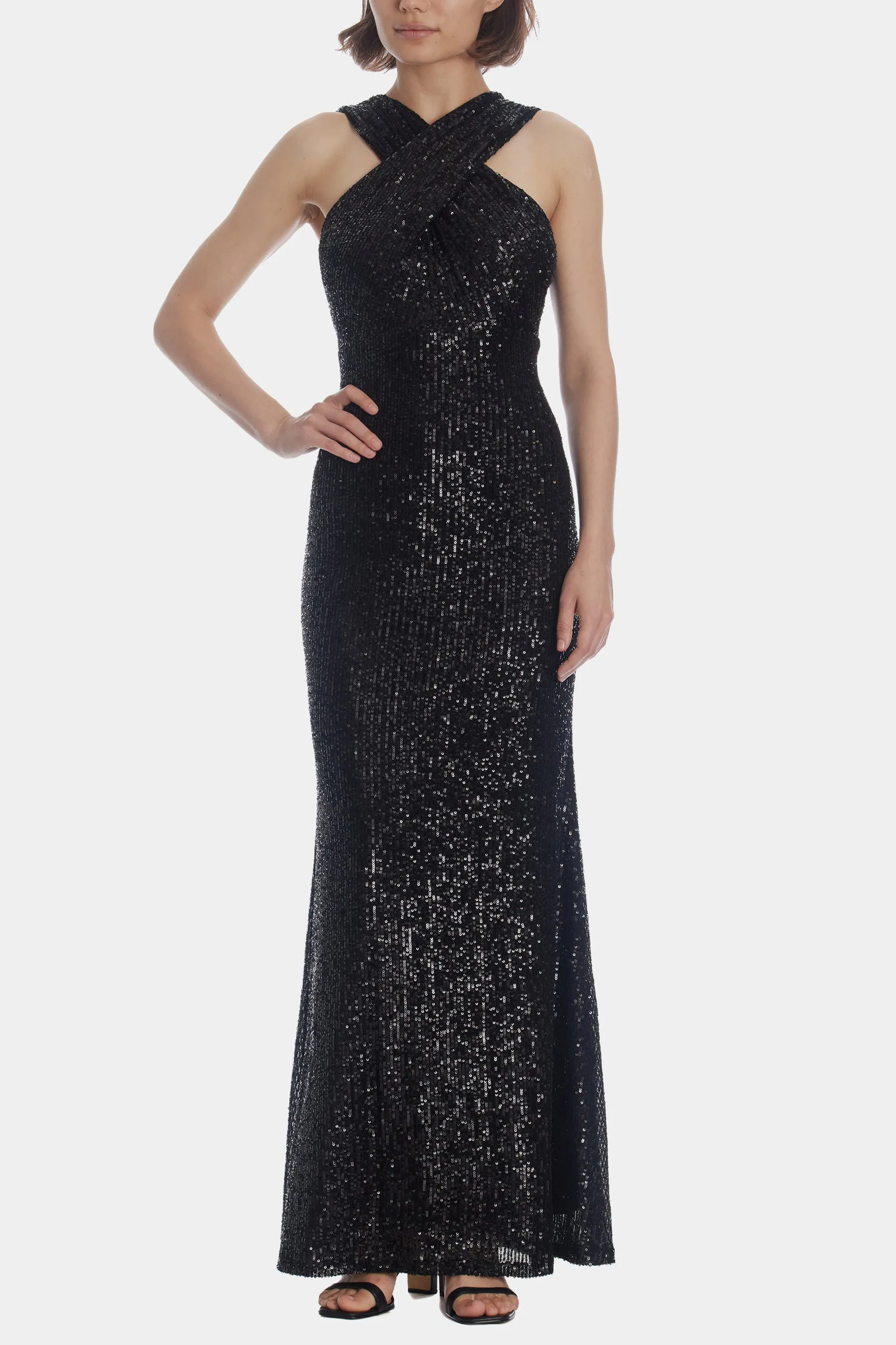 Halter Neck Empire Mermaid Gown