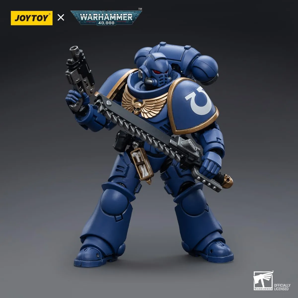 HiPlay JoyToy  Warhammer 40K Officially Licensed 1/18 Scale Science Fiction Action Figures Full Set Series Ultramarines Intercessors