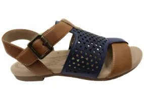 Homyped Womens Bobby T Bar Comfortable Sandals