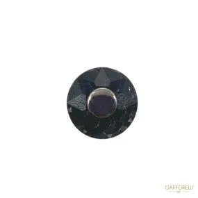 Jewel Button with Central Stud A692 - Gafforelli Srl