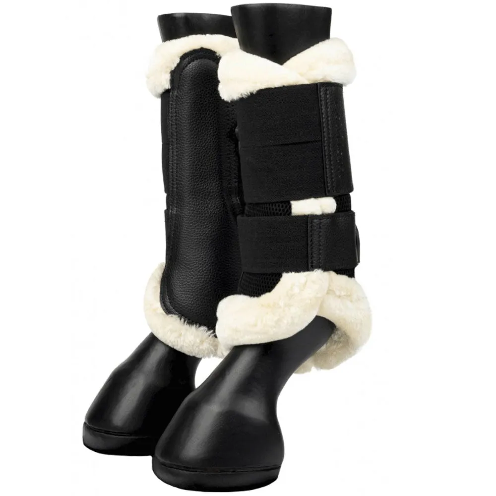 LeMieux Fleece Edged Mesh Brushing Boots