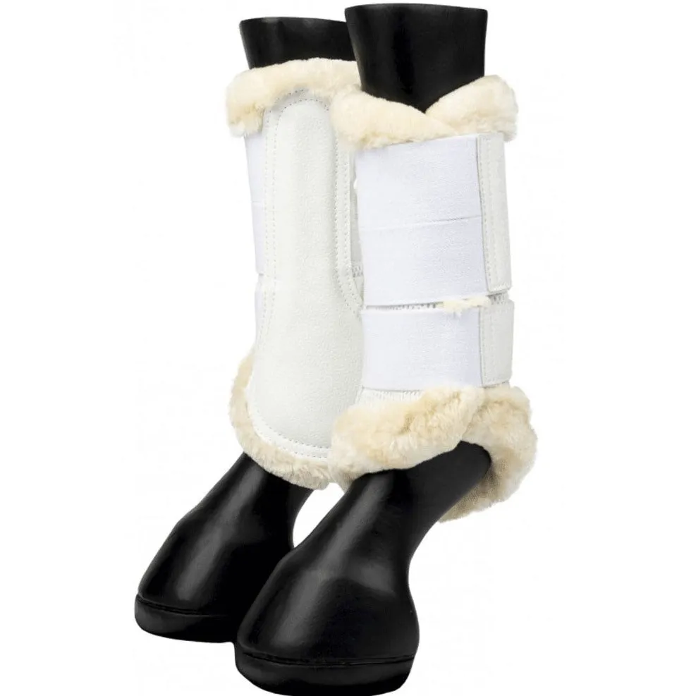 LeMieux Fleece Edged Mesh Brushing Boots