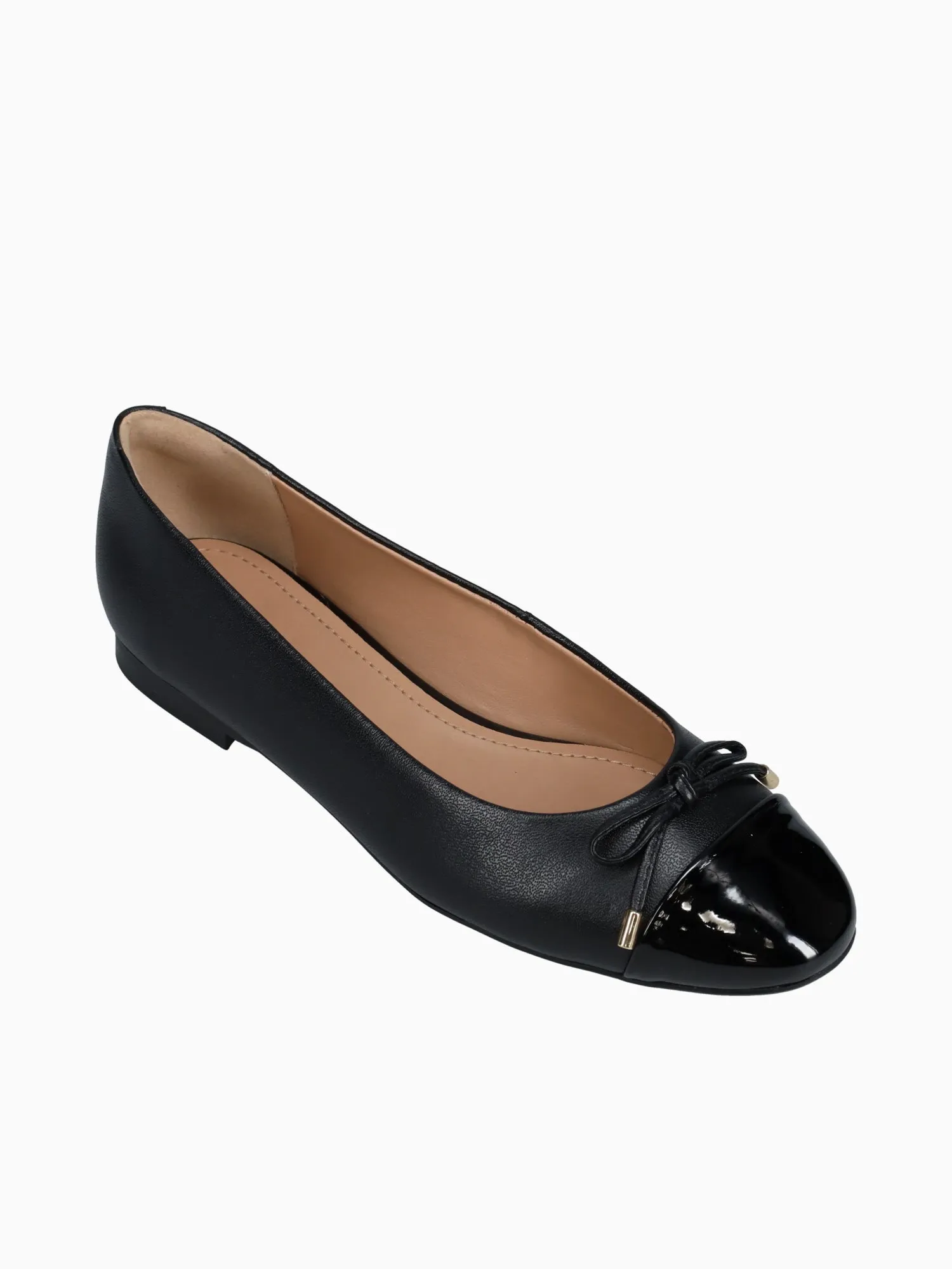 Livia Black Leather Patent