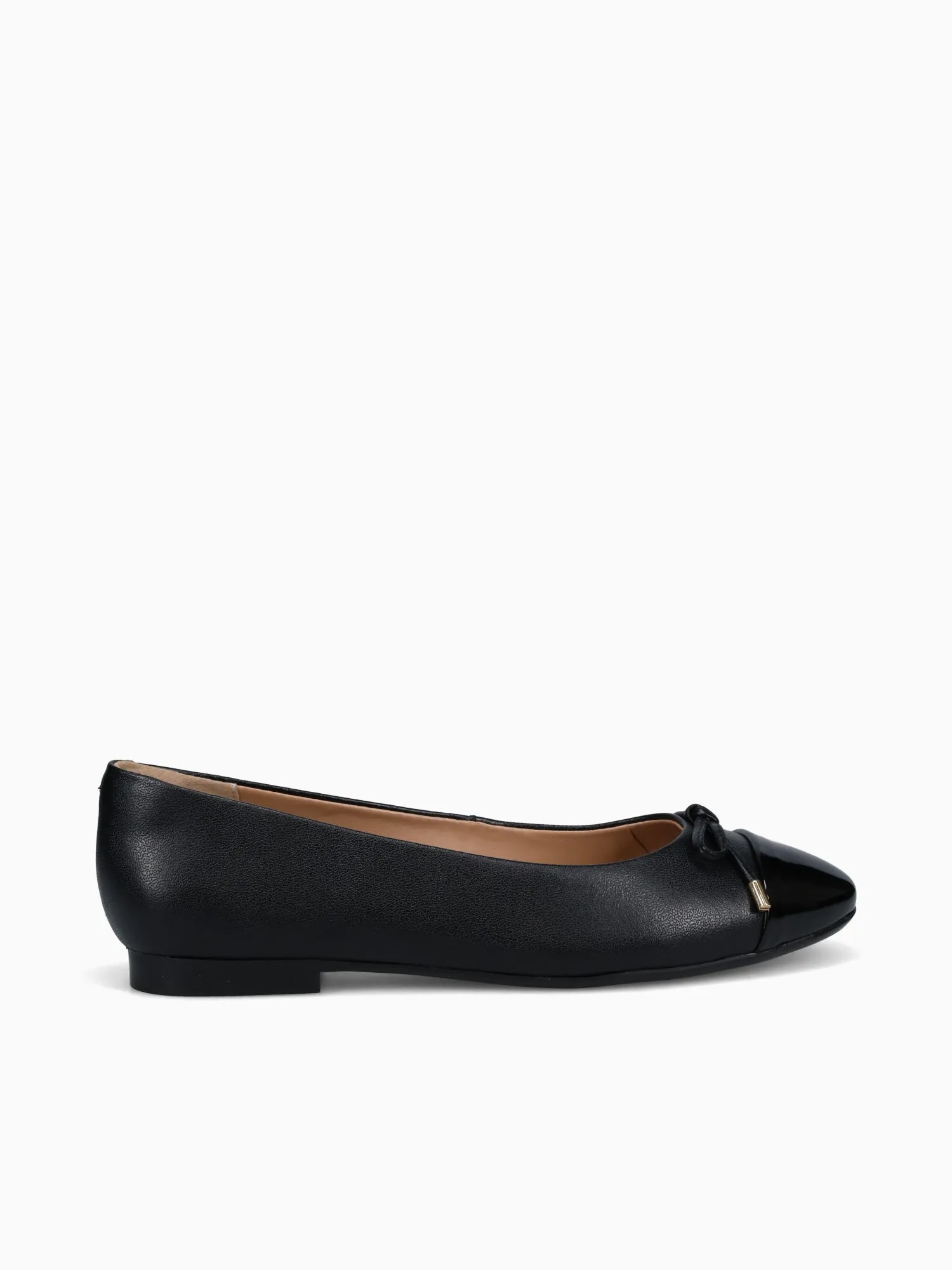 Livia Black Leather Patent