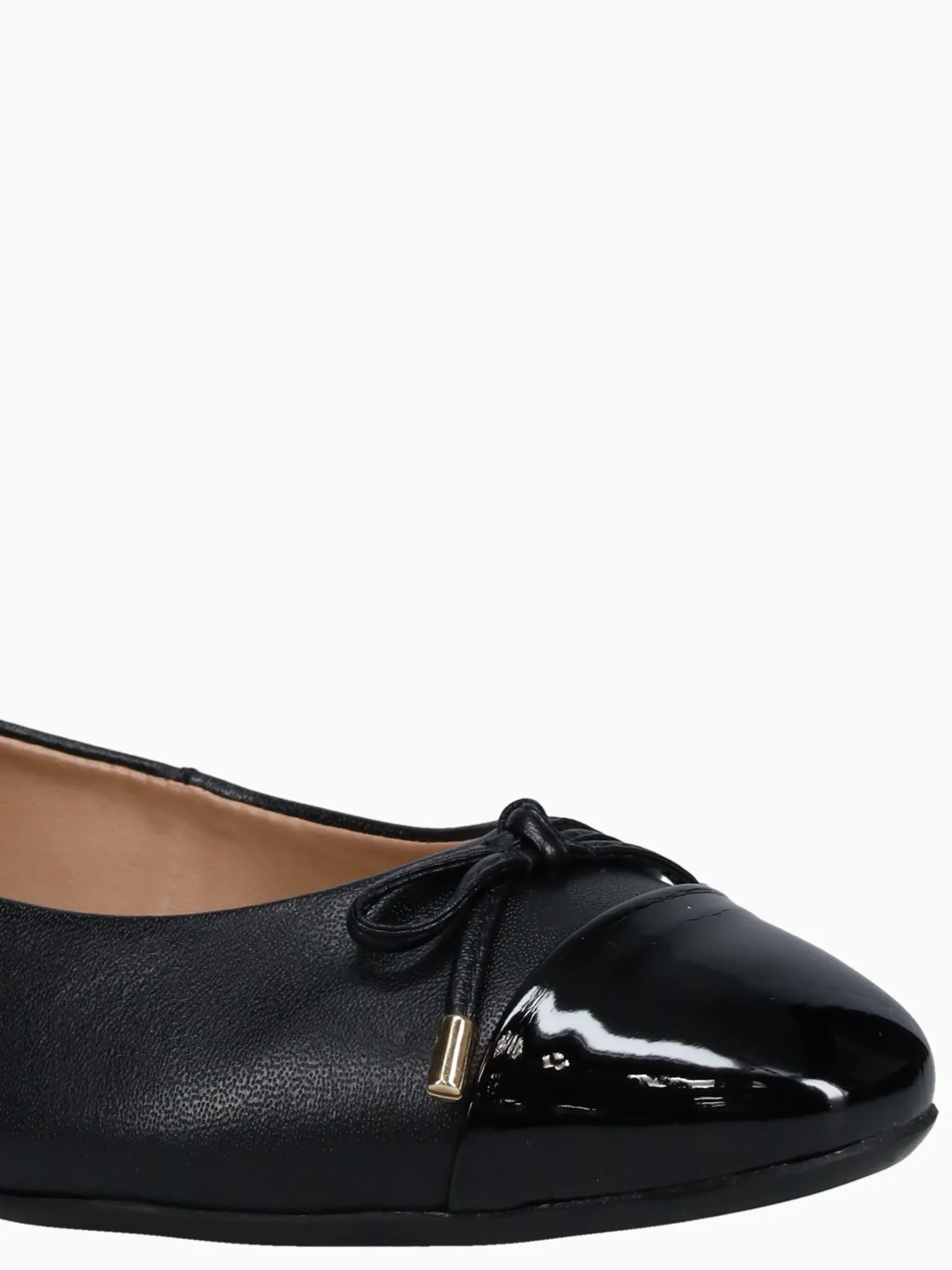 Livia Black Leather Patent