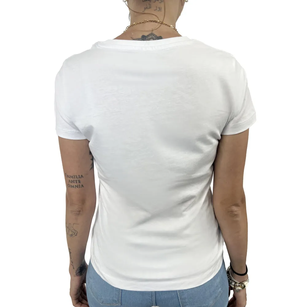 LOGO BRAM SLIM - Polo - Mujer - White