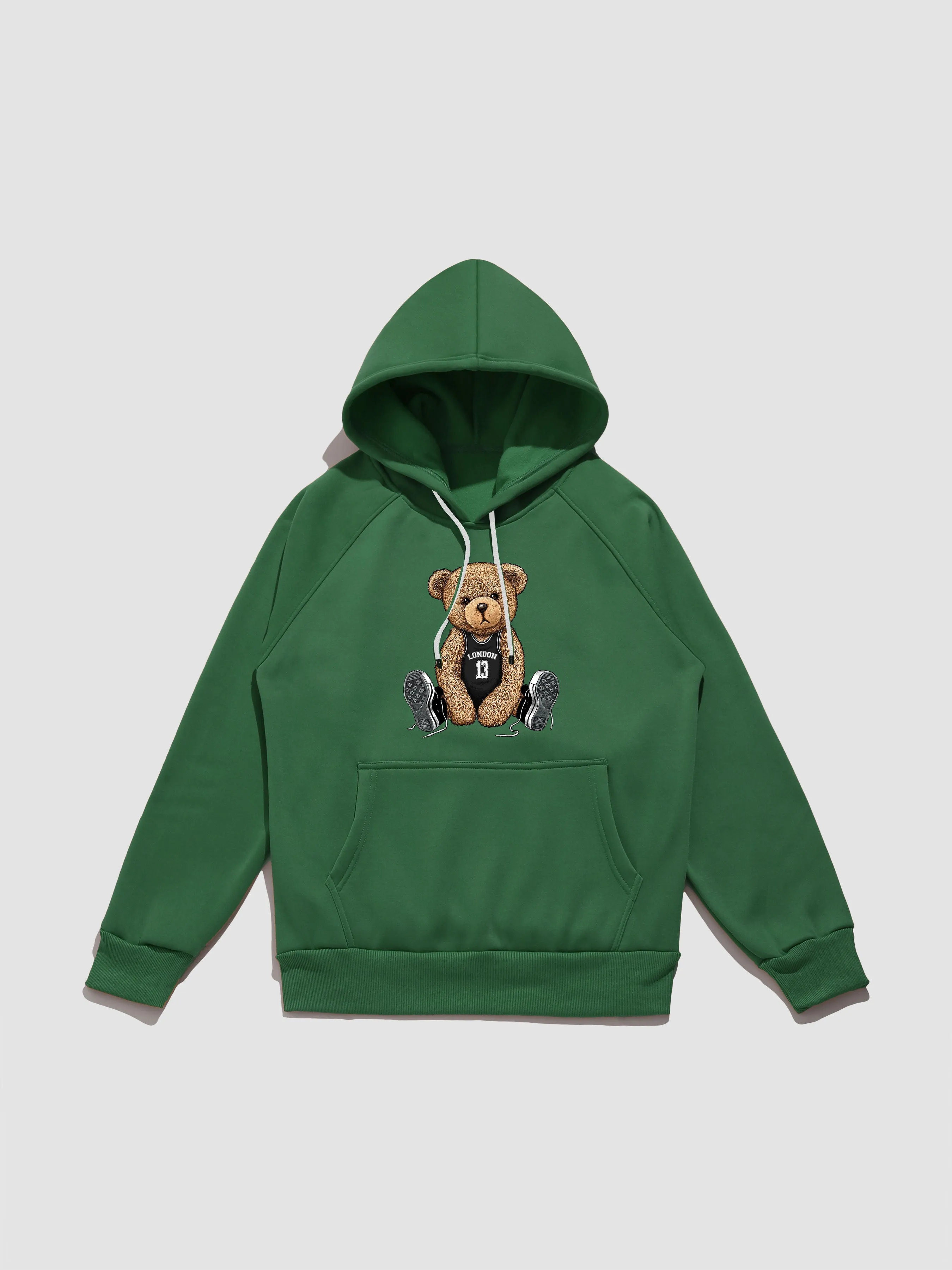 London Bear Print Hoodie