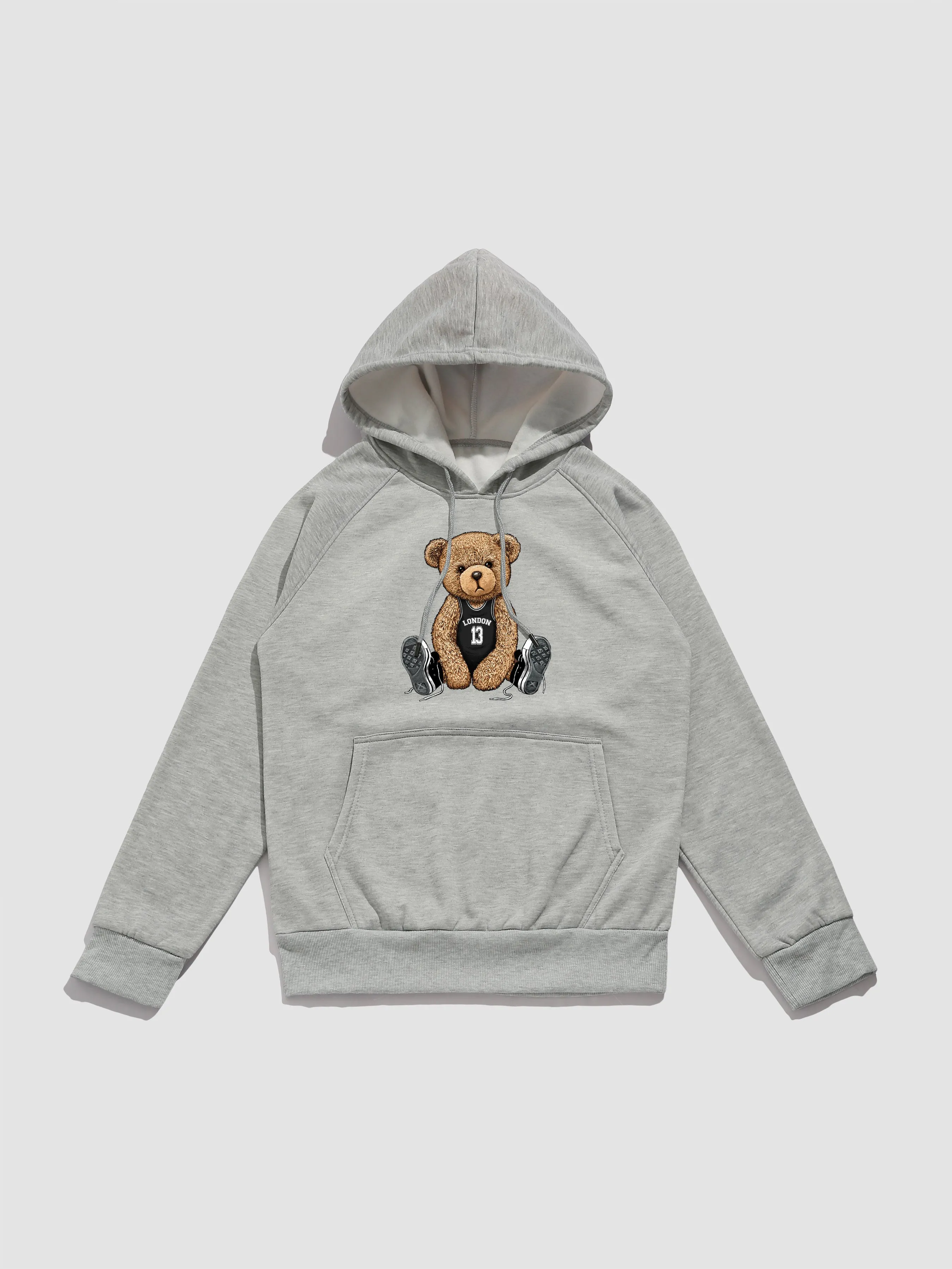 London Bear Print Hoodie