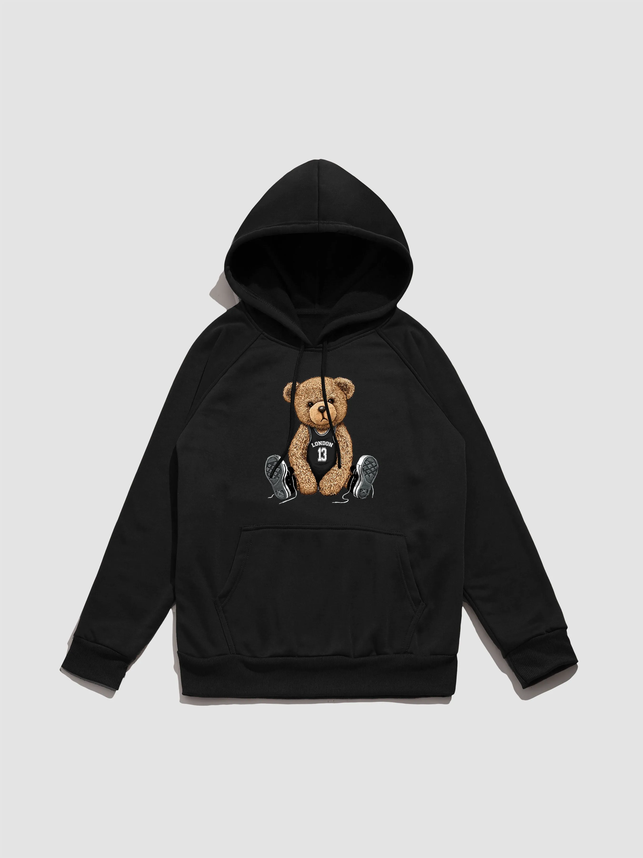 London Bear Print Hoodie